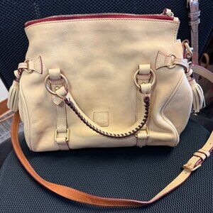 Dooney & Bourke Florentine Medium Satchel – Natural Vachetta Leather